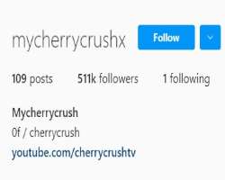 My cherry crush instagram
